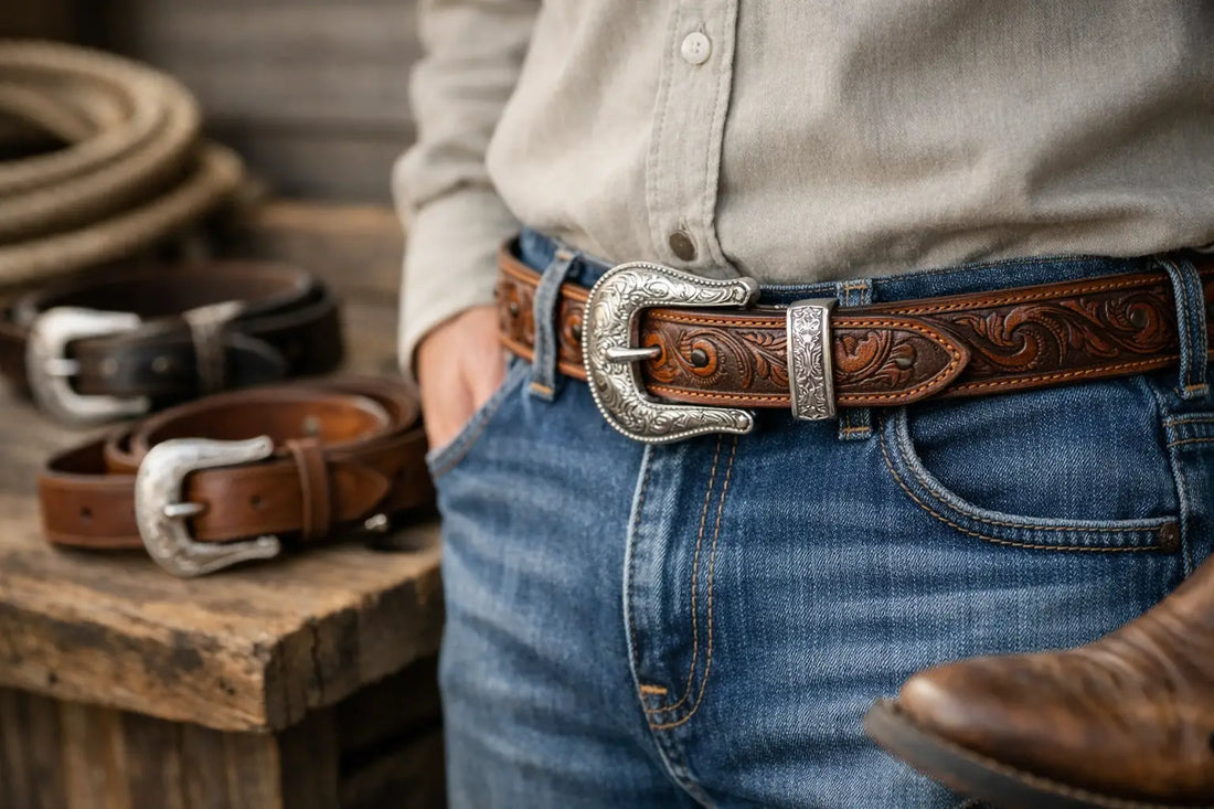 How to Choose a Western Leather Belt for Jeans