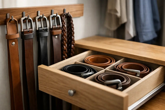 How to Store Leather Belts Properly
