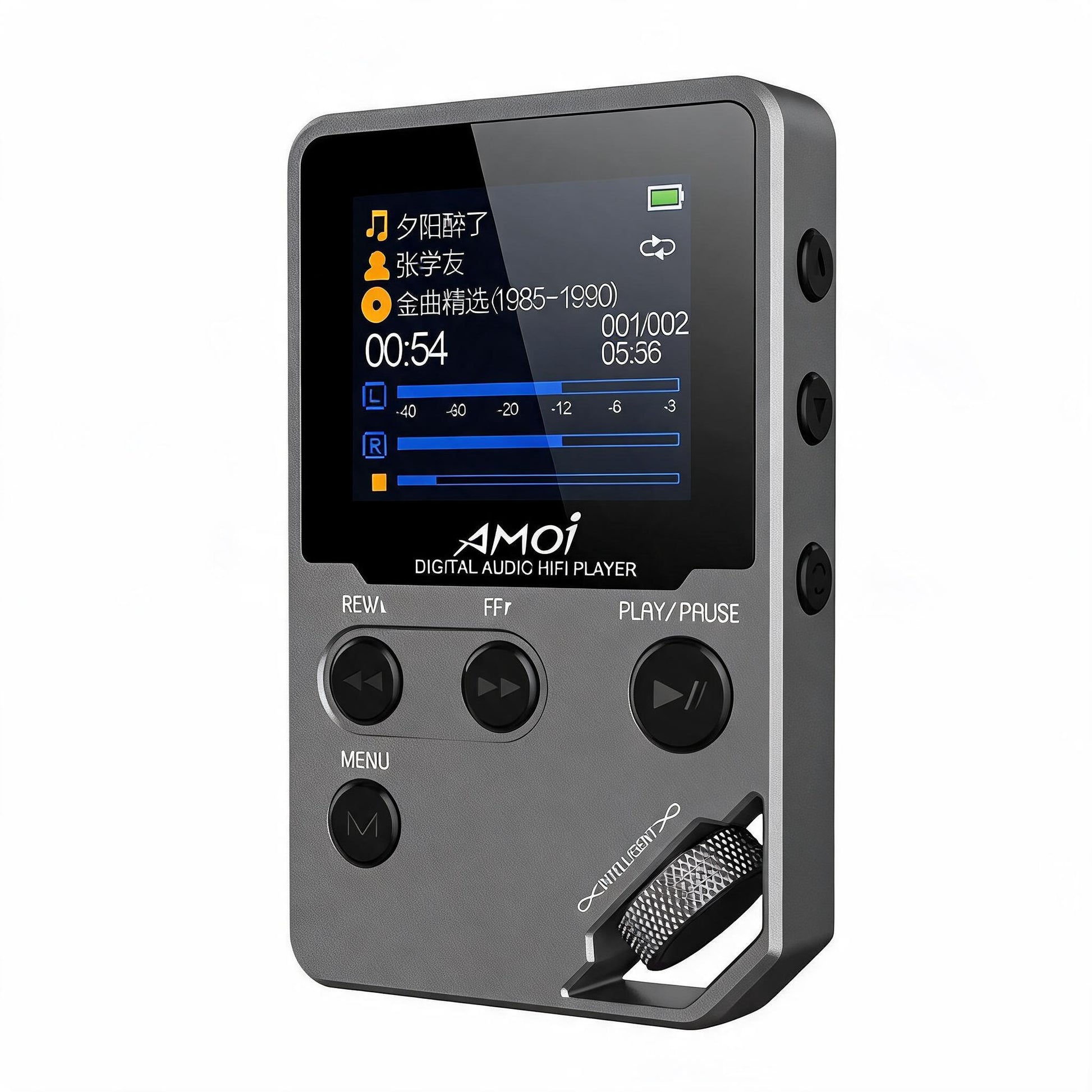 HiFi Bluetooth 5.3 MP3 Player with FM Radio, Voice Recorder & E-Book Reader