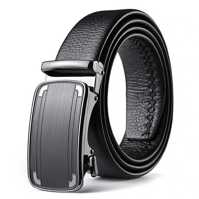 Geniune Cowhide Leather Slide Ratchet Belt For Men Dress Premium Quality