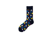 10 Pack High-Tube Trendy Socks for Men & Women Geometry Dot Diamon European American British Style Colorful Trend Cotten Socks - Beltbuy Store
