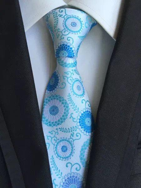 High Density Paisley Cashew Flower Polyester Men Suit Tie - Beltbuy Store