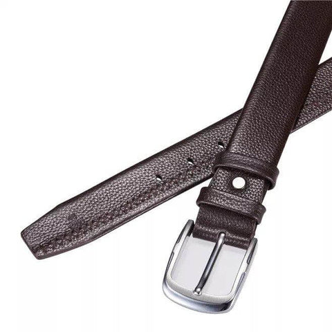 Men Geniune Leather Belt With Pin Buckle For Your Casual Occasion - Beltbuy Store
