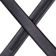 Men’s Genuine Leather Ratchet Waist Trimmer Belt for Men