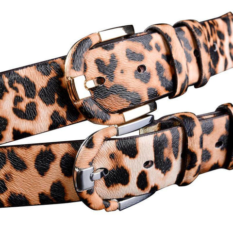 Men Leopard Dress Belt - Beltbuy Store