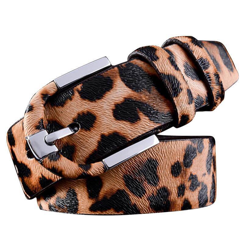 Men Leopard Dress Belt - Beltbuy Store