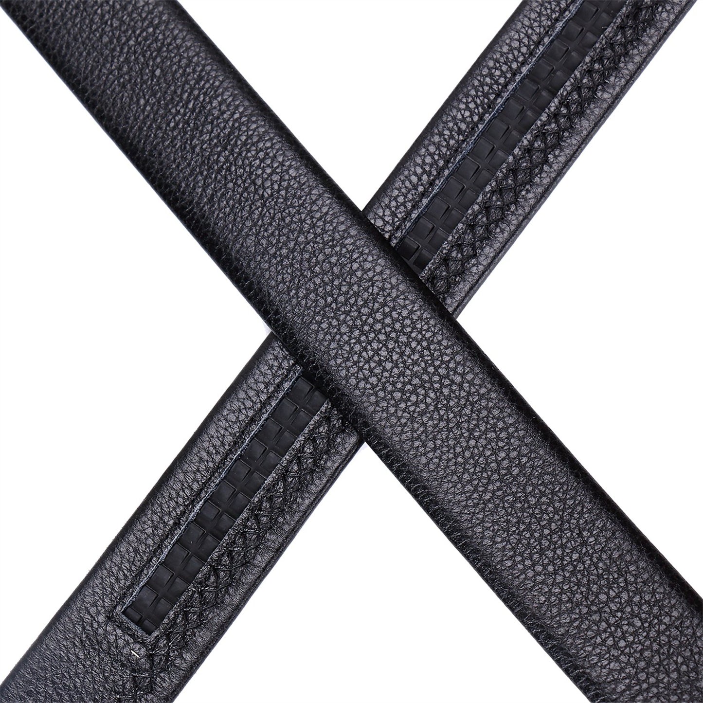Men’s Leather Ratchet Belt Comfort Dress Belt for Men with Automatic Buckle - Beltbuy Store